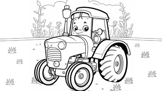 Wesoły traktor