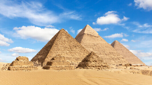 Piramidy w Gizie [Egipt]