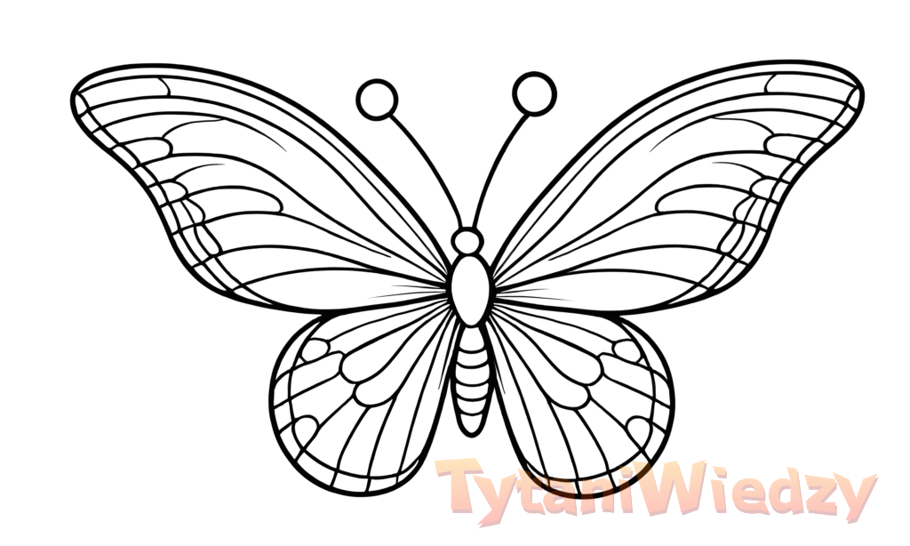 Kolorowy Motyl na Pierwszy Dzień Wiosny