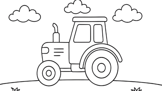 Traktor na polu