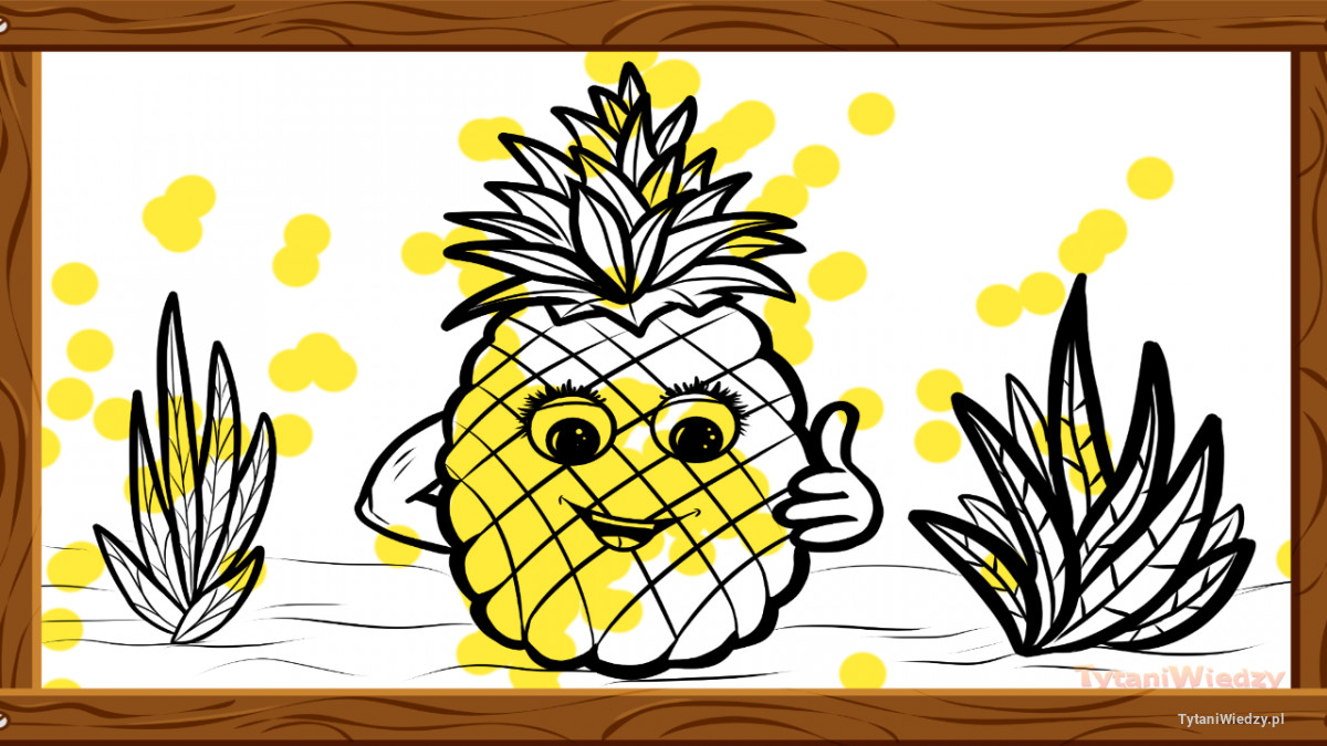 Ananas – Pokolorowane przez Anonim
