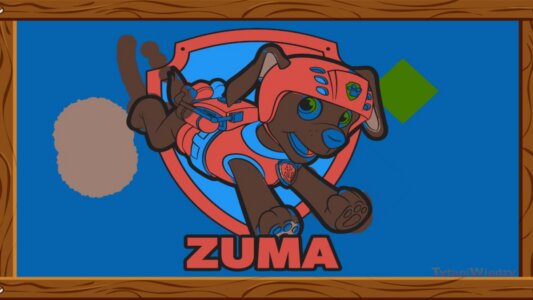 Psi Patrol Zuma – Pokolorowane przez Anonim