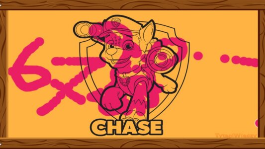 Psi Patrol Chase – Pokolorowane przez Anonim