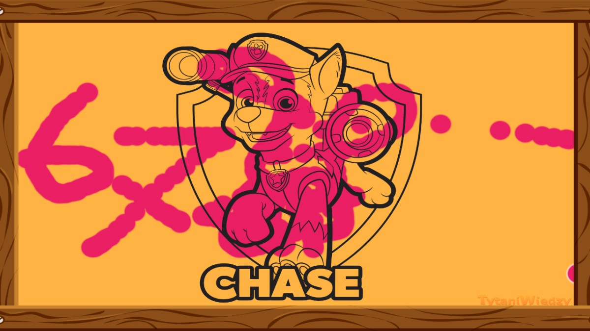 Psi Patrol Chase – Pokolorowane przez Anonim