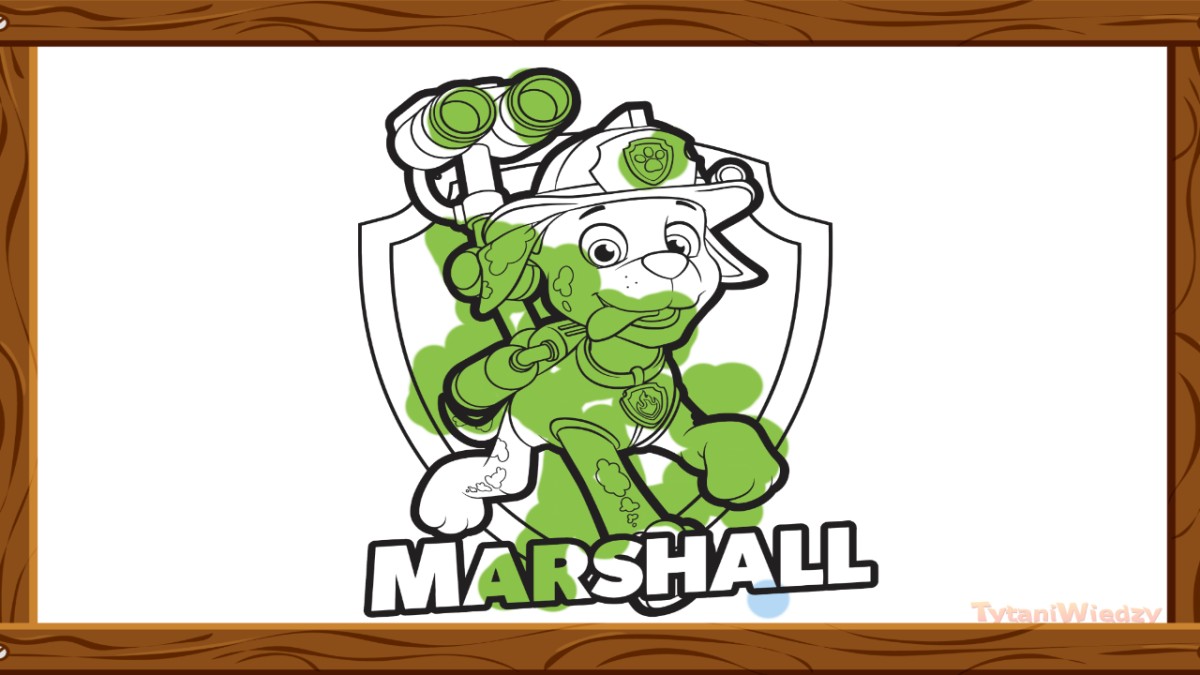 Psi Patrol Marshall – Pokolorowane przez Anonim