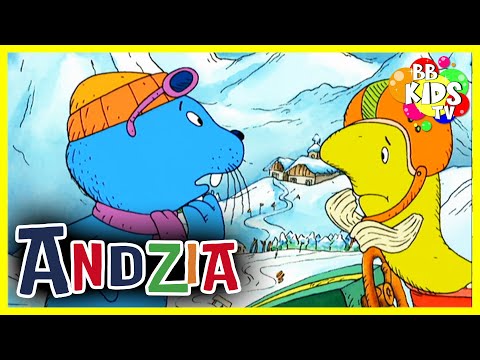 Andzia – Odcinek 19: Narciarska przygoda Tygryska – Bajki edukacyjne