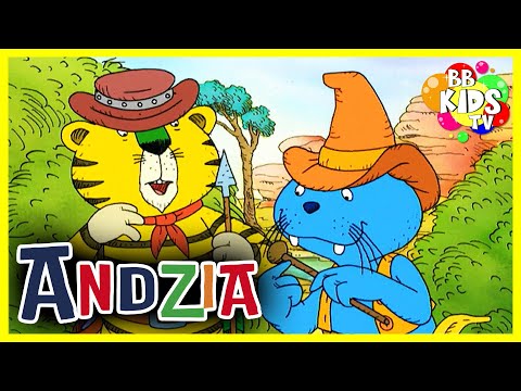 Andzia – Odcinek 4: Niedźwiadek na tropie Indian – Bajki edukacyjne