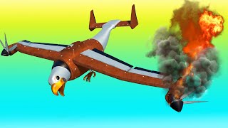 Animacars – sos od orła samolotu – kreskówki dla dzieci z pojazdami i zwierzakami