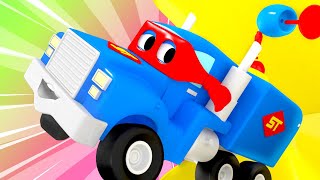 Bajki o pojazdach dla dzieci – mini super truck – carl super ciężarówka – miasto samochodów