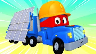 Bajki o pojazdach dla dzieci – wydanie wakacyjne – generator energii słonecznej – super ciężarówka