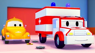 Bajki o samochodach dla dzieci – ambulans – miasto samochodów – bajki dla dzieci