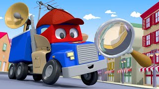 Bajki o samochodach dla dzieci – ciężarówka detektyw musi odnaleźć autobus lilly