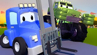 Bajki o samochodach dla dzieci – ciężarówka forklift- carl super ciężarówka