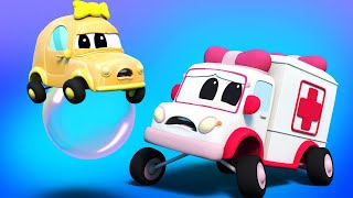 Bajki o samochodach dla dzieci – prima aprilis: gra w mydlane banieczki okazuje się niebezpieczna