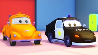 Bajki o samochodach dla dzieci – radiowóz policyjny – miasto samochodów – bajki dla dzieci