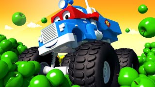 Bajki o samochodach dla dzieci – spring truck – carl super ciężarówka ciężarówki wideo dla dzieci