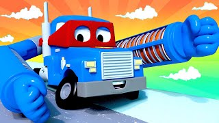 Bajki o samochodach dla dzieci – super grzejnik! – carl super ciężarówka – miasto samochodów