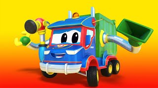 Bajki o samochodach dla dzieci – super śmieciarka kontra maszyna do lodów – super ciężarówka !