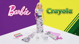 Barbie crayola kolorowa moda zestaw – zrób to sama! – @barbie po polsku