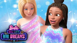 Barbie malibu i barbie brooklyn odkrywają świecące sukienki – barbie big city, big dreams