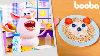 Booba puzzle z jedzeniem jogurt faces śmieszne bajki dla dzieci super toons tv