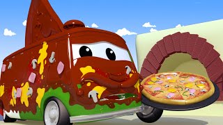 Carlo pizzarlo – lakiernia toma w miasto samochodów bajki samochodowe dla dzieci