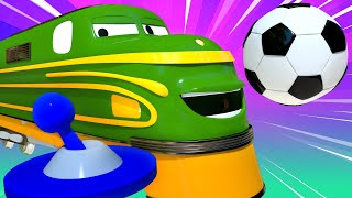 Lokomotywa troy – fifa wydanie specjalne – gra wideo fifa – miasto samochodów bajki dla dziecia