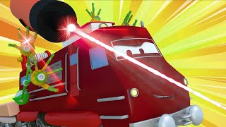 Lokomotywa troy – lokomotywa troy jest super pociągiem i ratuje miasto pociągów – bajki dla dziecia