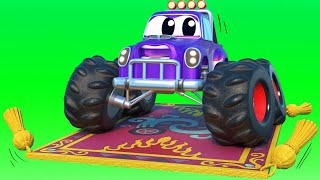 Monster truck lata na dywanie alladyna – inventom wynalazca –