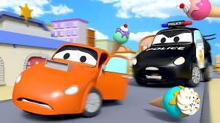 Patrol policyjny – złodziej lodów – miasto samochodów  bajki dla dzieci