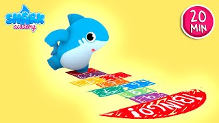 Shark academy bingo piosenki dla dzieci z baby sharkiem