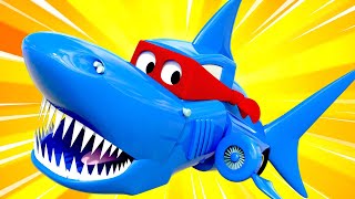 Specjalny tydzień rekinów — super truck zamienia się w shark truck, aby nakręcić film