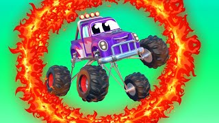 Super monster truck kaskader – super ciężarówka –