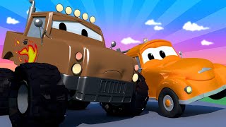 Tom holownik – monster truck marley chce zrobić salto – miasto samochodów – bajki dla dzieci