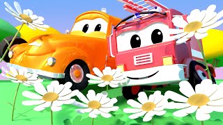 Tom holownik – wiosna – mały frank ma uczulenie na pyłki! – miasto samochodów – bajki dla dzieci
