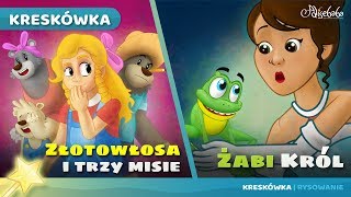 Złotowłosa i trzy misie + żabi król – żabi książe bajki po polsku – bajka i opowiadania na dobranoc