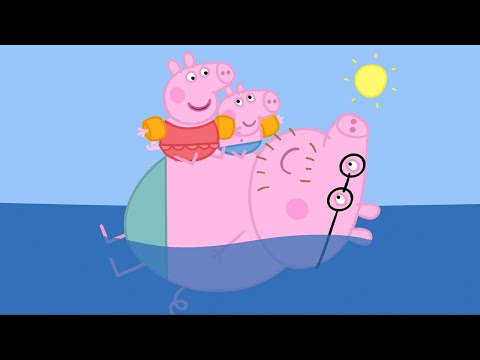 Świnka Peppa – Na plaży – Peppa po Polsku