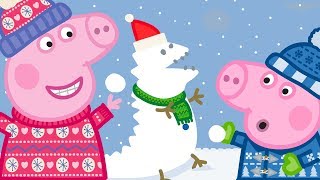 świnka peppa wesołych świąt: snieg bajki po polsku – peppa po polsku
