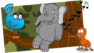 Wyliczanka szóstka słoni — drobnutki — wyliczanki i piosenki dla dzieci