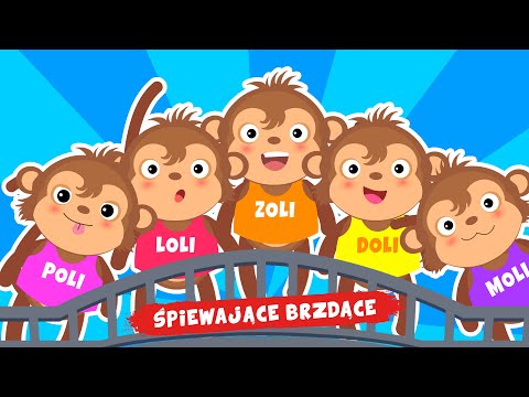 Śpiewające Brzdące – Pięć małych małpek – Piosenki dla dzieci